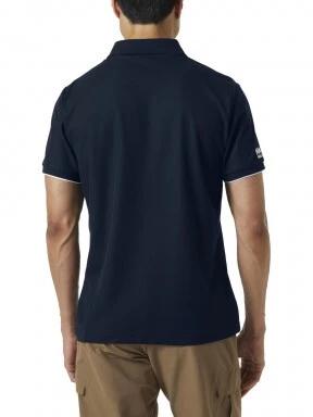 Helly Hansen Ocean Polo férfi galléros póló sötétkék színben 3