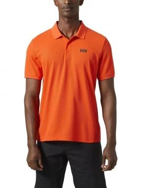 Helly Hansen Ocean Polo férfi galléros póló narancssárga színben 1