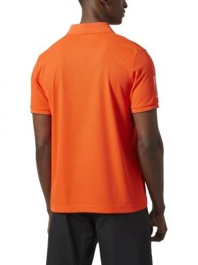 Helly Hansen Ocean Polo férfi galléros póló narancssárga színben 3