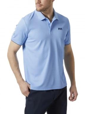 Helly Hansen Ocean Polo férfi galléros póló világoskék színben 1