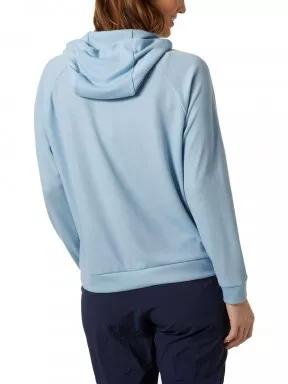 Helly Hansen W Inshore Hoodie női kapucnis pulóver világoskék színben 3
