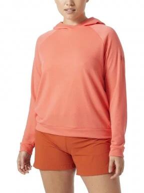 Helly Hansen W Inshore Hoodie női kapucnis pulóver sárga színben 1