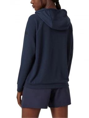 Helly Hansen W Inshore Hoodie női kapucnis pulóver sötétkék színben 3