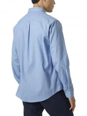 Helly Hansen Club Ls Shirt férfi hosszú ujjú ing világoskék színben 3