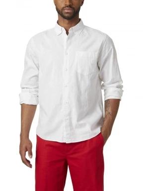 Helly Hansen Club Ls Shirt férfi hosszú ujjú ing fehér színben 1