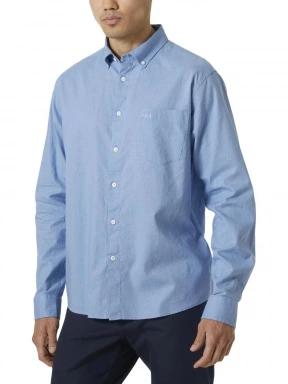 Helly Hansen Club Ls Shirt férfi hosszú ujjú ing kék színben 1