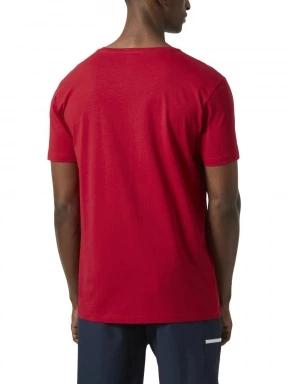 Helly Hansen Shoreline T-Shirt 2.0 férfi rövid ujjú póló piros színben 3