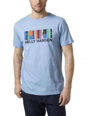 Helly Hansen Shoreline T-Shirt 2.0 férfi rövid ujjú póló világoskék színben 1