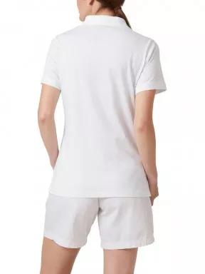 Helly Hansen W Siren Organic Cotton Polo női galléros póló fehér színben 3
