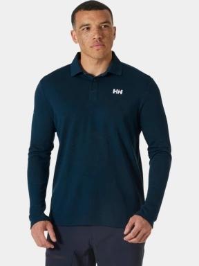 Helly Hansen Skagerrak Quickdry Rugger férfi hosszú ujjú póló sötétkék színben 1