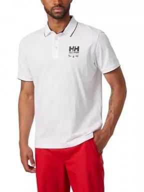Helly Hansen Skagerrak Polo férfi galléros póló fehér színben 1