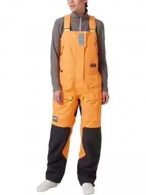 Helly Hansen W Skagen Offshore Bib női vitorlás overál narancssárga színben 1
