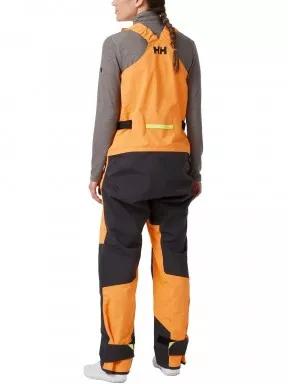 Helly Hansen W Skagen Offshore Bib női vitorlás overál narancssárga színben 3