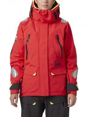 Helly Hansen W Skagen Offshore Jacket női vitorlás kabát piros színben 1