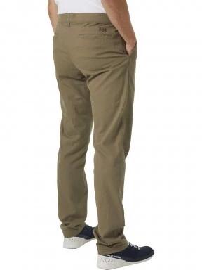 Helly Hansen Dock Chinos férfi utcai nadrág barna színben 3