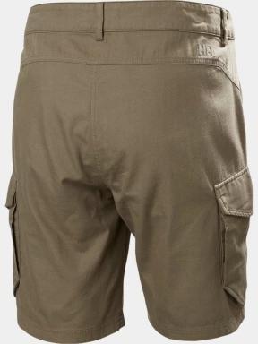 Helly Hansen Dock Cargo Shorts férfi oldalzsebes rövidnadrág oliva színben 3