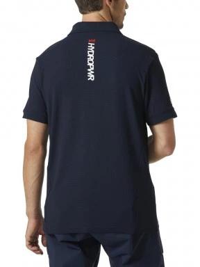 Helly Hansen Hp Race Polo férfi galléros póló sötétkék színben 3