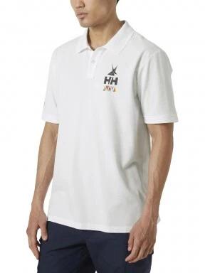 Helly Hansen Koster Polo férfi galléros póló fehér színben 1