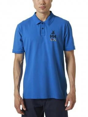 Helly Hansen Koster Polo férfi galléros póló kék színben 1