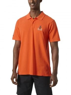 Helly Hansen Koster Polo férfi galléros póló narancssárga színben 1
