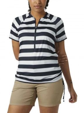 Helly Hansen W Siren 1/2 Zip T-Shirt női rövid ujjú póló sötétkék színben 1