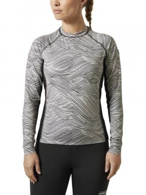 Helly Hansen W Waterwear Rashguard női hosszú ujjú lycra homok színben 1