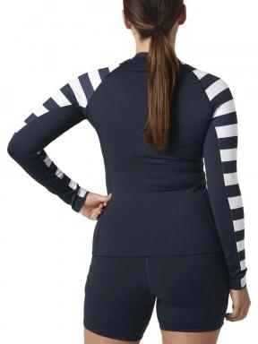 Helly Hansen W Waterwear Rashguard női hosszú ujjú lycra sötétkék színben 3