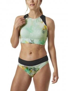 Helly Hansen W Hp Cropped Top női bikini felső zöld színben 1