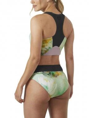 Helly Hansen W Hp Cropped Top női bikini felső zöld színben 3
