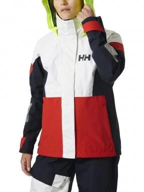 Helly Hansen W Newport Regatta Jacket női vitorlás kabát piros színben 1