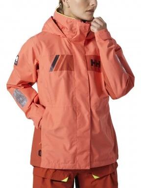 Helly Hansen W Newport Inshore Jacket női vitorlás kabát sárga színben 1
