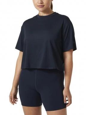 Helly Hansen W Ocean Cropped T-Shirt női rövid ujjú póló sötétkék színben 1