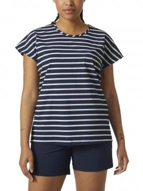 Helly Hansen W Thalia Summer Top női rövid ujjú póló sötétkék színben 1