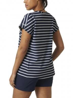 Helly Hansen W Thalia Summer Top női rövid ujjú póló sötétkék színben 3
