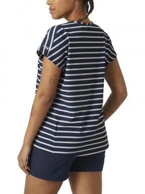 Helly Hansen W Thalia Summer Top női rövid ujjú póló sötétkék színben 3