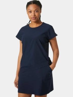 Helly Hansen W Thalia Summer Top női rövid ujjú póló sötétkék színben 1