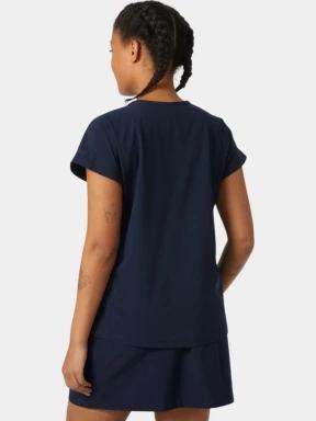 Helly Hansen W Thalia Summer Top női rövid ujjú póló sötétkék színben 3