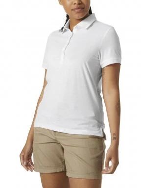 Helly Hansen W Siren Polo női galléros póló fehér színben 1