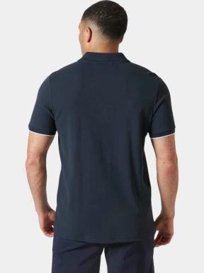 Helly Hansen Ocean Polo 2.0 férfi galléros póló sötétkék színben 3