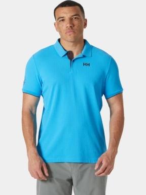 Helly Hansen Ocean Polo 2.0 férfi galléros póló világoskék színben 1