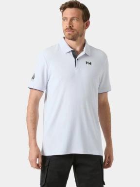 Helly Hansen Ocean Polo 2.0 férfi galléros póló lila színben 1