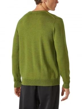 Helly Hansen Shore Merino Sweater férfi pulóver zöld színben 3