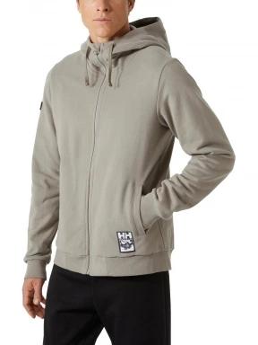 Helly Hansen Arctic Ocean Full Zip Hoodie férfi kapucnis pulóver szürke színben 1
