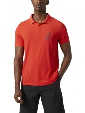Helly Hansen Hp Race Polo férfi rövid ujjú sport póló narancssárga színben 1