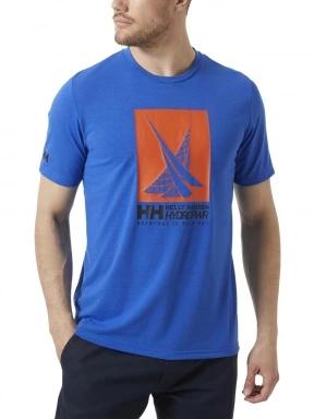 Helly Hansen Hp Race Graphic T-Shirt férfi rövid ujjú póló kék színben 1