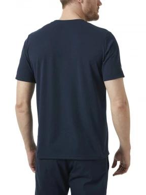 Helly Hansen Hp Race Graphic T-Shirt férfi rövid ujjú póló sötétkék színben 3