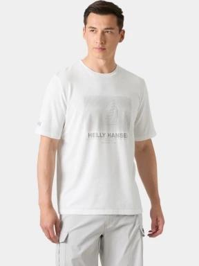 Helly Hansen Hp Race Graphic T-Shirt férfi rövid ujjú póló fehér színben 1