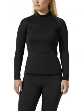 Helly Hansen W Waterwear Top női hosszú ujjú neoprén felső fekete színben 1