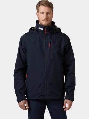Helly Hansen Crew Hooded Midlayer Jacket 2 férfi vitorlás kabát sötétkék színben 1