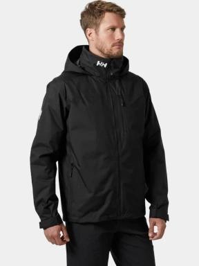 Helly Hansen Crew Hooded Midlayer Jacket 2 férfi vitorlás kabát fekete színben 1
